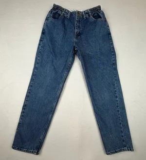 Designed With Your Body In Mind Jeans Women 10P Blue Vintage Style Elastic Waist thumbnail 1
