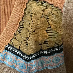 BKE Brown and Orange Long Sleeve Top thumbnail 4