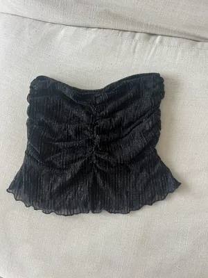 Black Mesh Glitter Skirt Cover Up thumbnail 4