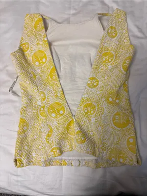 Lilly Pulitzer Yellow and White Top thumbnail 12