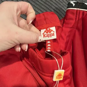 Kappa Track Pants Womens XSmall Red Elastic Waist Low-Rise Performance Pull On thumbnail 8