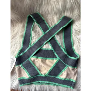 NWT Urban Outfitters Women's Knit Crop Top with Wide Straps Size Medium thumbnail 3