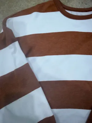 striped sweatshirt Brown thumbnail 2