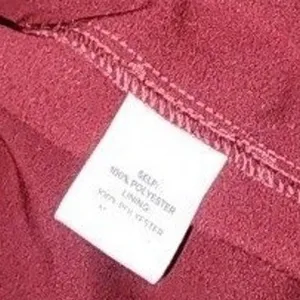 Ryan + Ryan Womens Smocked Midi Flutter‎ Dress Burgundy,M thumbnail 3