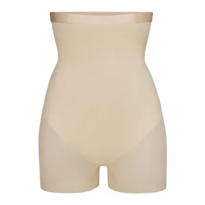 Skims Barely There Shaperwear High Waist Shortie‎ In Sand size M thumbnail 7
