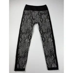 Fabletics Snakeskin‎ Print High Waisted Athletic Leggings Black Trim Size M thumbnail 5