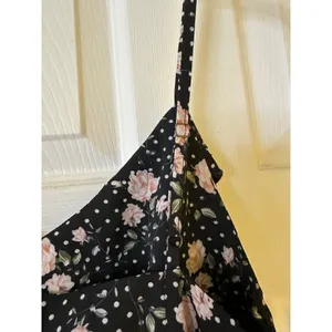 NWT Commense Floral Midi Dress Ruffle Sweetheart Neckline Spaghetti Straps New!! thumbnail 6