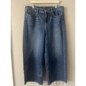 New Banana Republic High Rise Wide leg cropped Jeans thumbnail 6