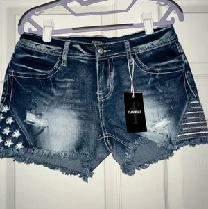 Flamingo Jean Shorts Flamingal thumbnail 1