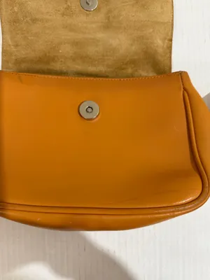 Furla Made in Italy Leather Crossbody Bag Caramel Brown Small Minimalist thumbnail 6