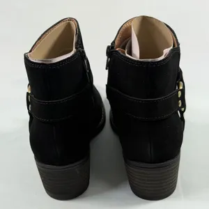 White Mountain Size-8M Women's Ankle Boot Black Geniune‎ Leather thumbnail 7