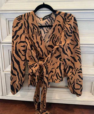 fab'rik Top Tiger print thumbnail 1