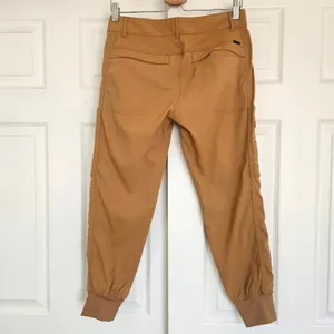 Prana Halle Jogger Pants Womens 4 Dark Ochre Tan‎ Cargo Hiking Climbing thumbnail 6