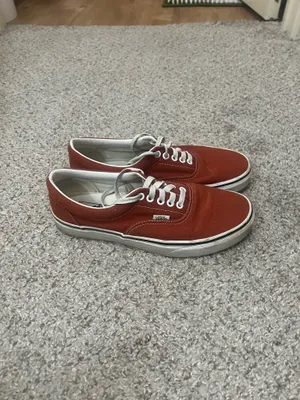 Brick Red Vans Era Shoes thumbnail 4