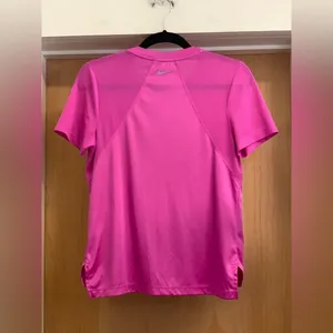 Nike Fuchsia Performance Tee.  Size-Small thumbnail 3