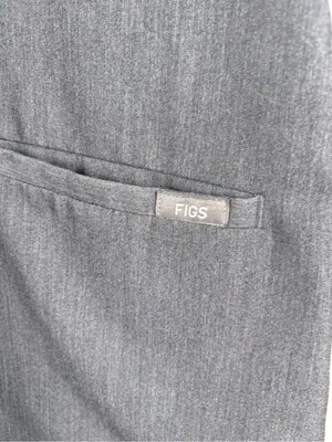 Figs Casma Three-Pocket Scrub Top Size Small Gray PO 1569 Style FW1100 thumbnail 2