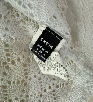 SHEIN white lace blouse thumbnail 3