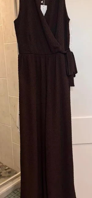Baltic Born Natasha Brown Jumpsuit NWT thumbnail 1