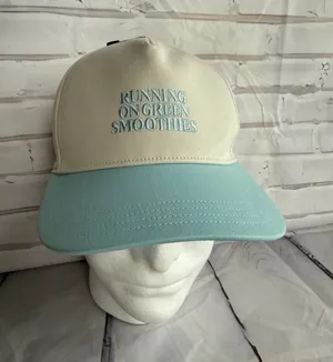 lululemon athletica Cream and Light Teal Embroidered Baseball Cap thumbnail 1