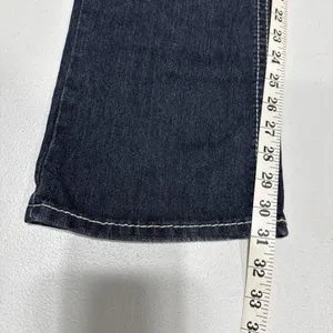 Do Denim Women's Juniors Size 5/32" Jeans Blue Denim Flap Pocket Studed Cowgirl thumbnail 10