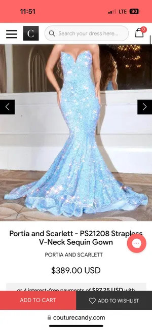 Jovani Portia And Scarlett Prom Dress thumbnail 8