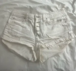 we the free white jean shorts thumbnail 1