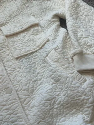 Le Lis Ivory Quilted Bomber Jacket thumbnail 3