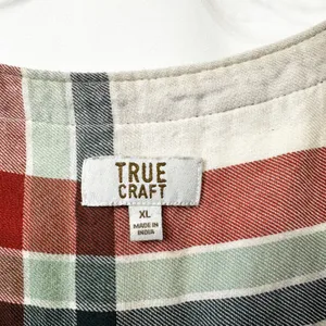 True Craft XL Tank Top Plaid Button Front Sleeveless Western Cowgirl Country 885 thumbnail 3