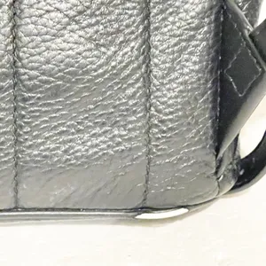 Michael Kors Black Soft Pebbled Leather Gold Studded Mini Backback Purse thumbnail 4