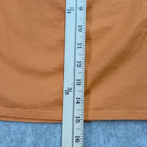 Express Orange Cotton Blend Zip Front Mini Skirt Size 6 Y2K‎ Bright Preppy thumbnail 7