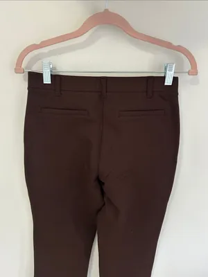 Quince Ultra Stretch Ponte Straight Leg Pants Espresso thumbnail 8