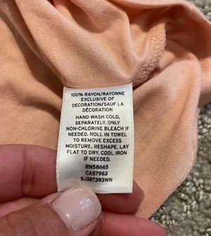 Sejour Peach Mock Choker V-Neck With Lace Top-NWT thumbnail 7