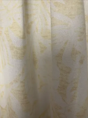 Rewash Cream Wide-Leg Smocked Waist Pants w/tonal leaf pattern thumbnail 8