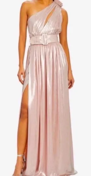 RETROFÊTE Andrea‎ Maxi Dress Womens Pink Size Small thumbnail 1