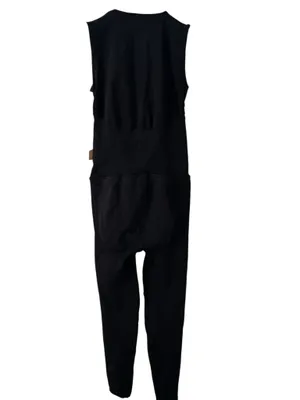 NWT SKIMS CONTOUR NYLON ZIP FRONT CATSUIT ONYX S/M ( Sold Out) thumbnail 4