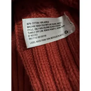 Universal Thread Burnt Orange Cable Knit Button Front Crop Cardigan Sweater XS thumbnail 6