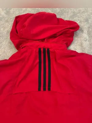 Women’s Adidas Pink Hooded Zip up Jacket Size Medium thumbnail 9
