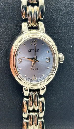 GITANDE Silver-tone Oval Dial Women’s Quartz Watch Working New Battery thumbnail 1