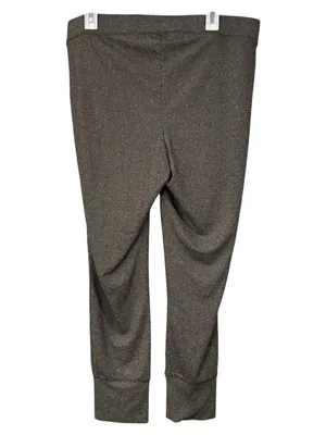 NWT Torrid Sleep Black Metallic Ribbed Long Sleeve Legging SET Size 2X thumbnail 6