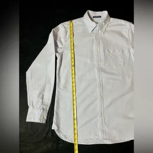 Brandy Melville Shirt Women’s One Size Striped Button Up Top Light Blue thumbnail 4