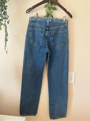 Vintage Rustler Women's Blue Straight-Leg Jeans thumbnail 3