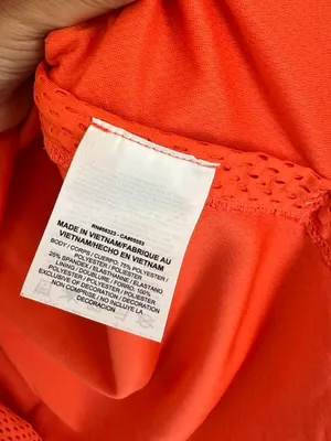 Nike Sportswear Mesh Orange Rush Coral Dress Size S thumbnail 5