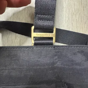 Baggallini La Paz Tote Black‎ Nylon Crossbody Bag Gold Hardware Travel Everyday thumbnail 4