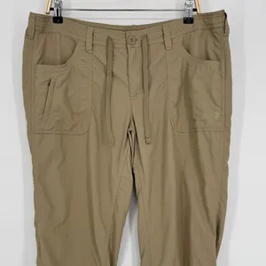 The North Face Hiking Pants Size 16 Khaki Outdoor Convertible Roll Up‎ Gorpcore thumbnail 4