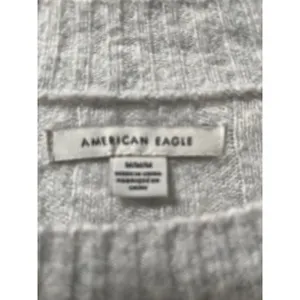 American‎ Eagle Ribbed Crew Neck Long Sleeve Cozy Knit Sweater Top M thumbnail 3