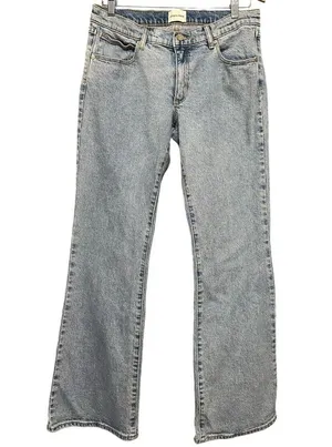 ABrand Denim Women’s Size 31 Ariane Blue Wash 99 Low Rise Boot Cut Jeans thumbnail 4