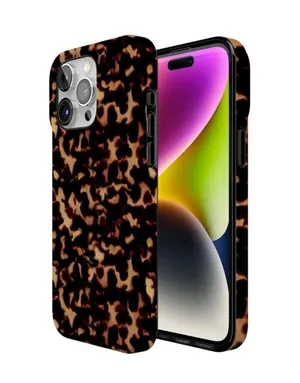 Casely iPhone Tortoise Print Case Brown thumbnail 1