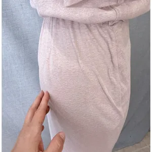 Free People Beach Leila Midi Dress Light Purple Short Sleeve Faux Wrap XS thumbnail 10