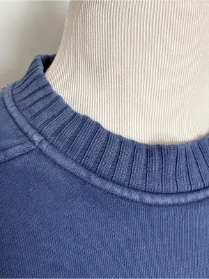 AERIE Checked Out Oversized Crew Neck Pullover Sweatshirt Size XS thumbnail 6