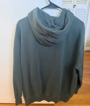 Nike Women's Dark Green Swoosh Pullover Hoodie thumbnail 8
